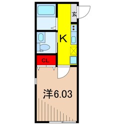 O2レジデンス六町　B棟の物件間取画像